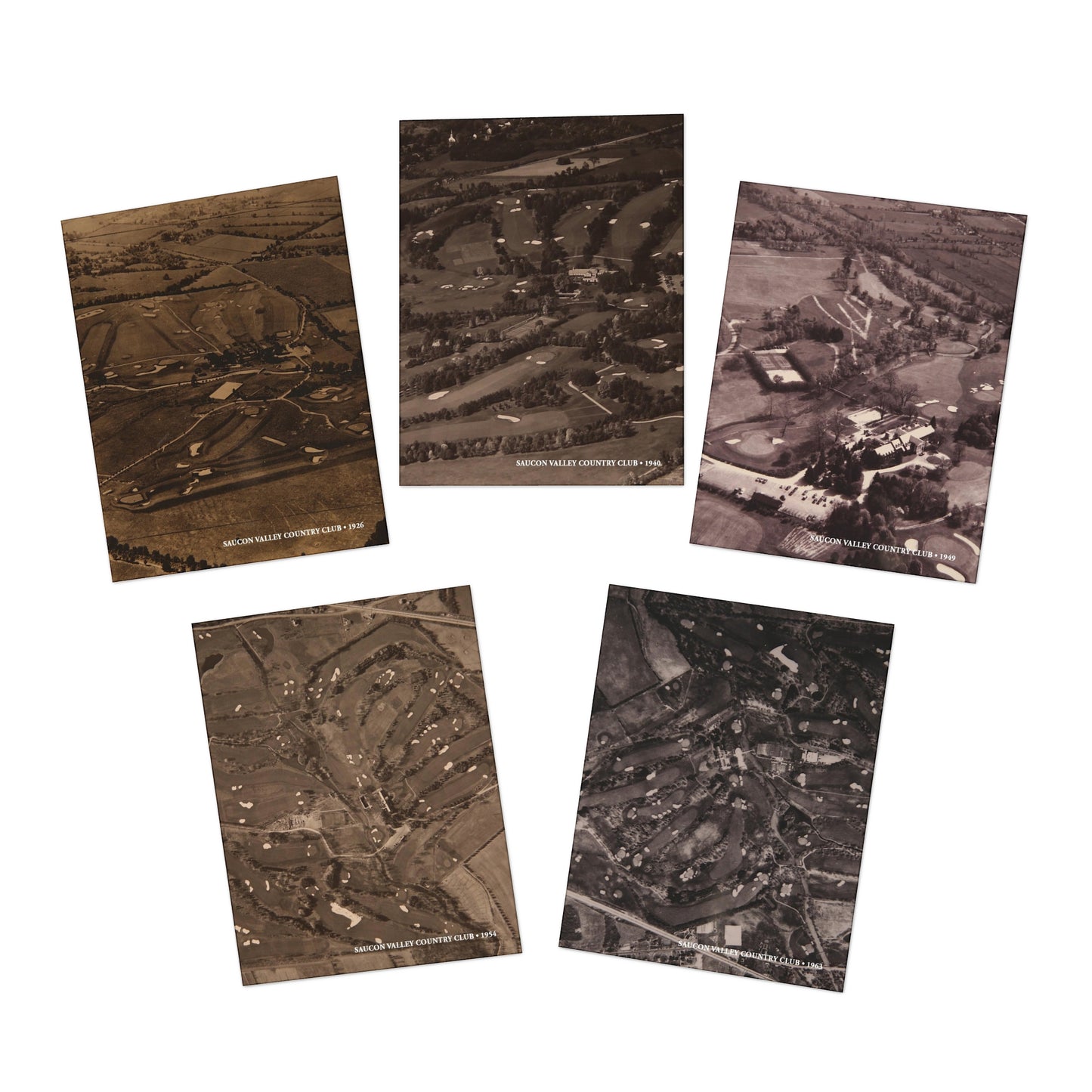 Aerial View Archives | Multi-Design Greeting Cards (5-Pack)