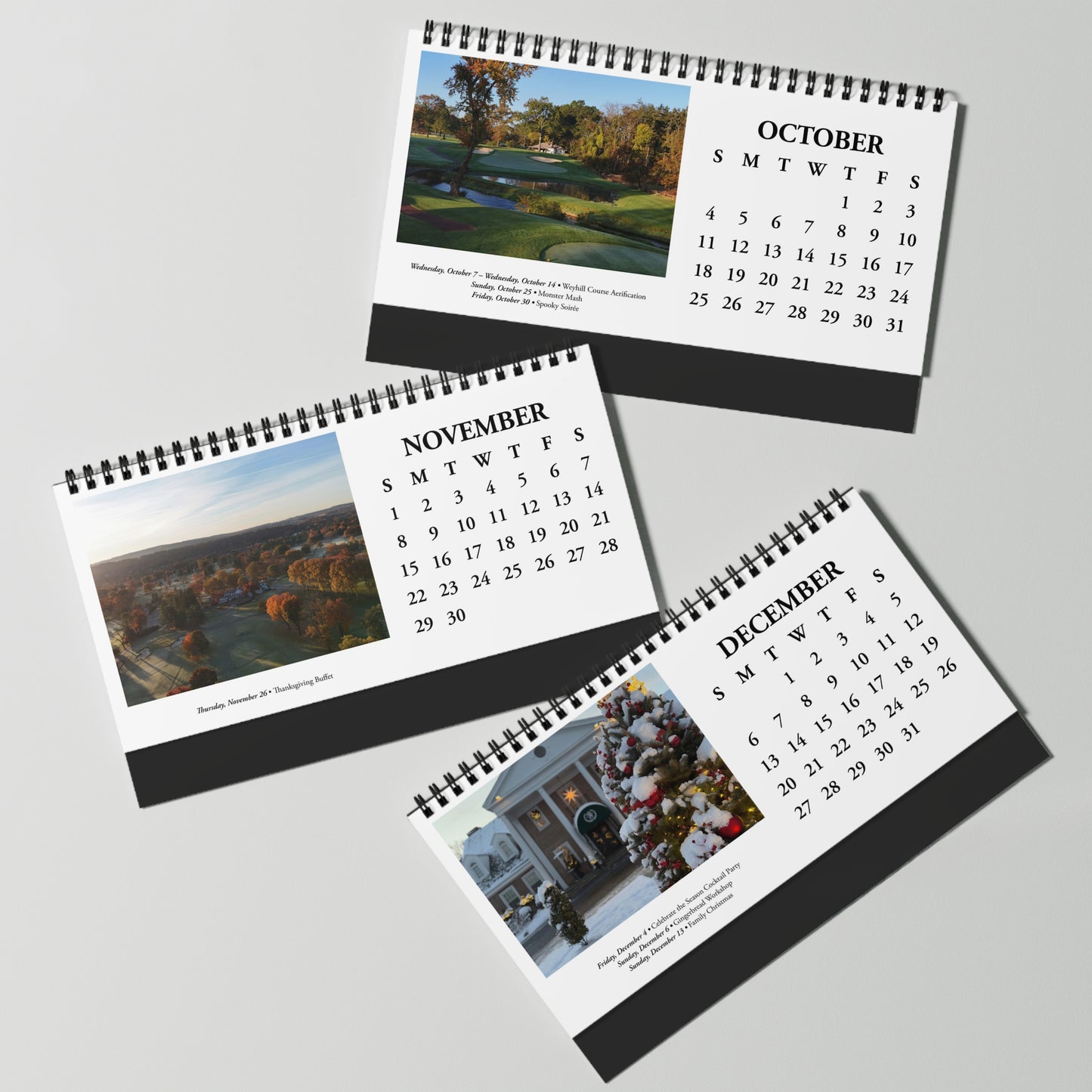 2026 Saucon Valley Country Club Desktop Calendar
