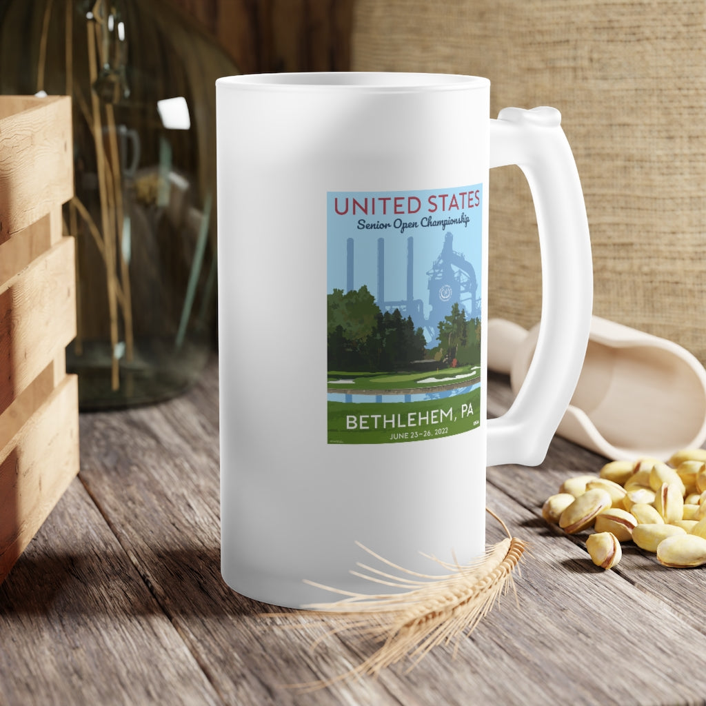 Frosted Glass Beer Mug