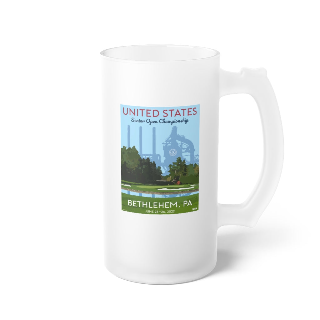 Frosted Glass Beer Mug