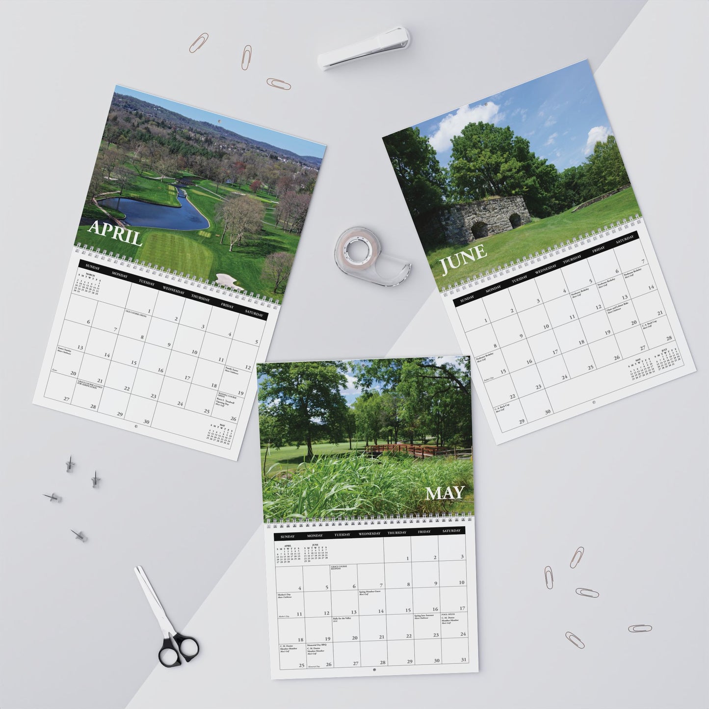 2025 Saucon Valley Country Club Wall Calendar