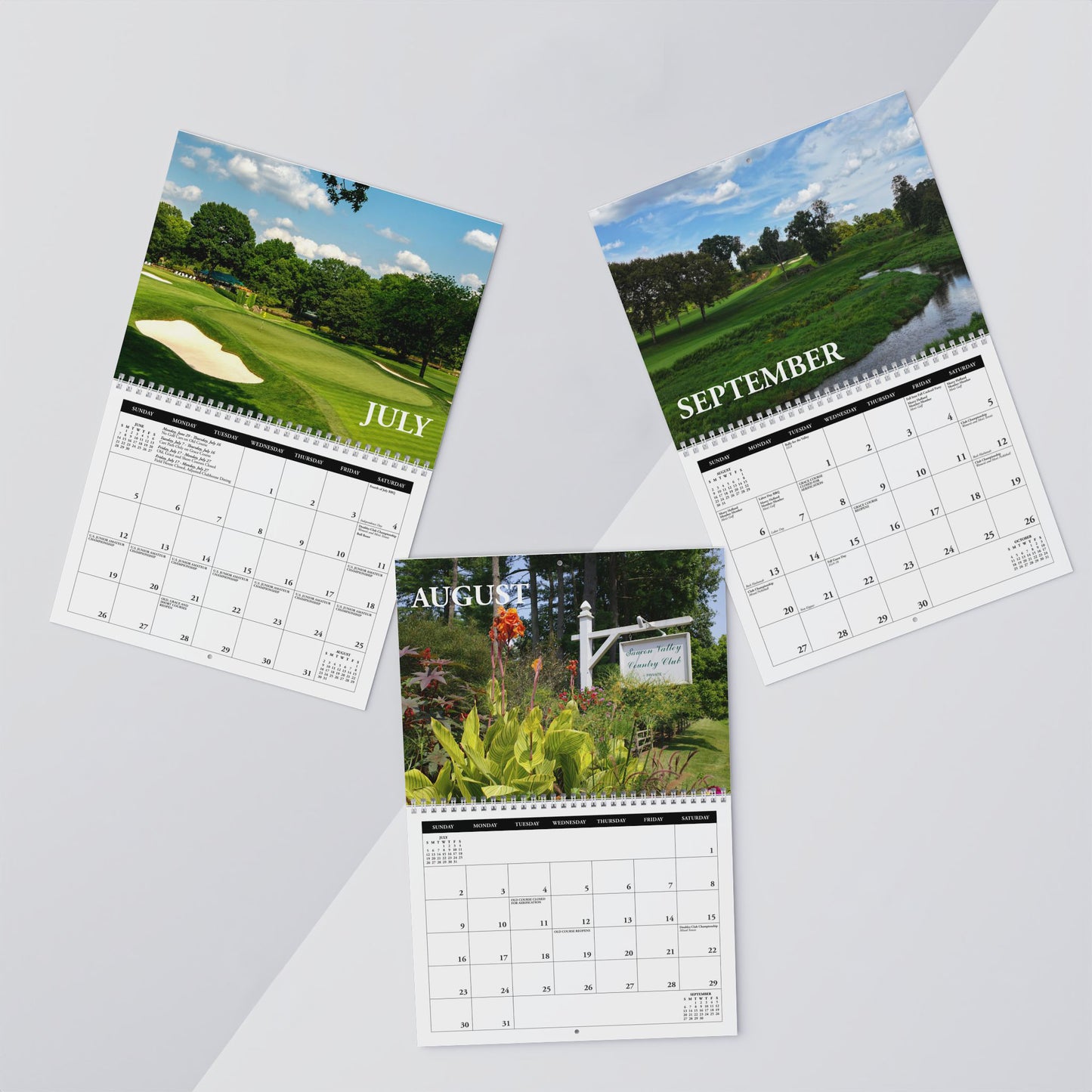 2026 Saucon Valley Country Club Wall Calendar